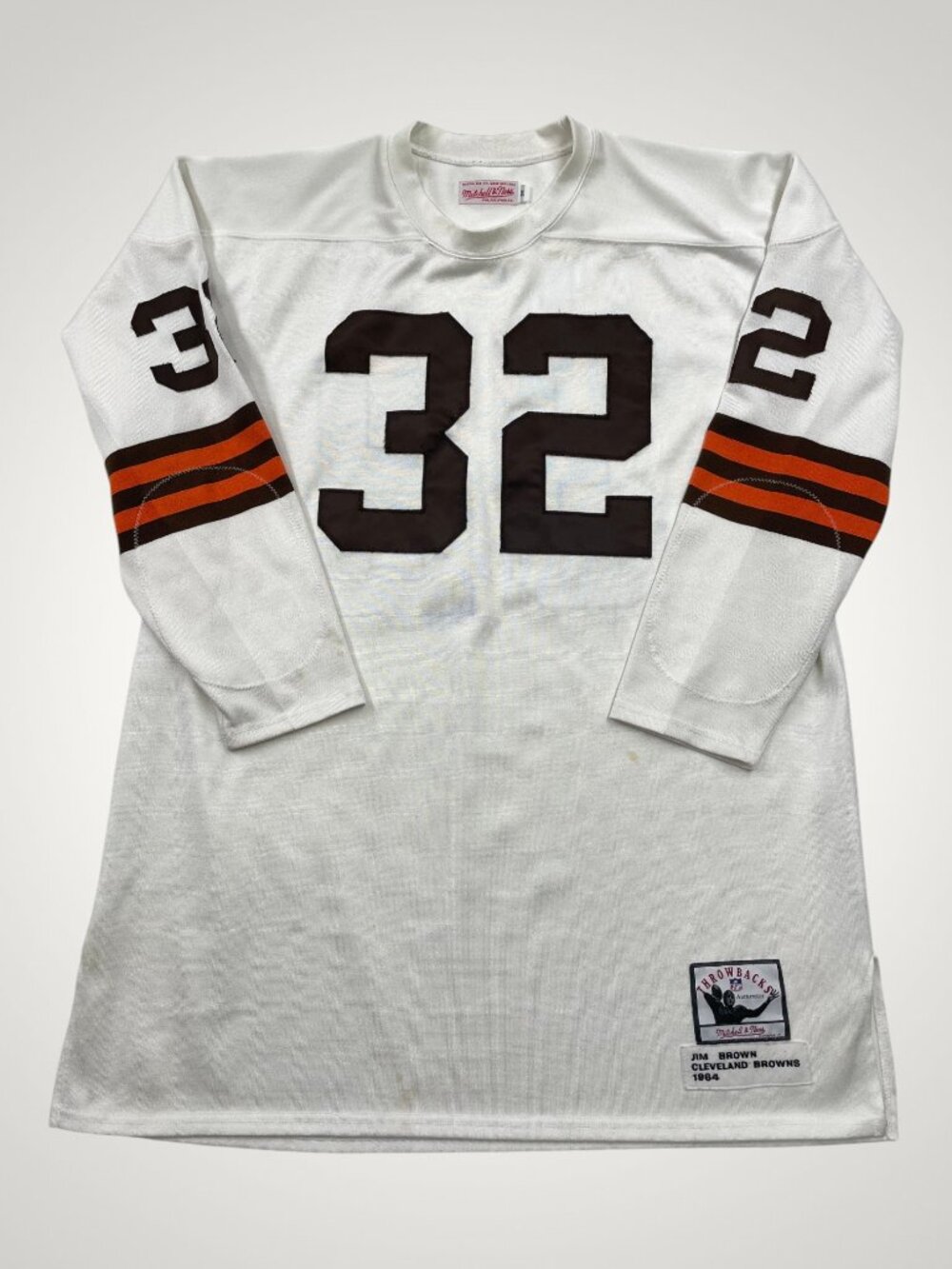 Mitchell & Ness Jim Brown 1964 Cleveland Browns Sewn Jersey Men's 3XL Size 54
